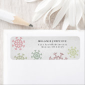 Snowflakes Holiday/Address Labels (Insitu)
