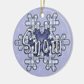 Snowflakes Holiday Keepake Ornament (Links)
