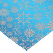 Snowflakes Holiday Table Runner Großer Tischläufer (Ecke)