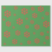 Snowflakes Holliday Wrapper Geschenkpapier (Flach)