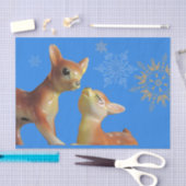 SNOWFLAKES IN WONDERLAND Weihnachtsgeschenkpackung Seidenpapier (Handwerk)