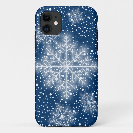Snowflakes iPhone 11 Fall Case-Mate iPhone Hülle (Rückseite)