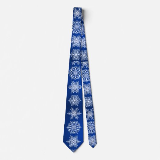 Snowflakes Neck Tie Krawatte (Vorderseite)