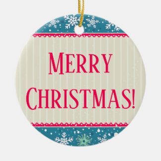 Snowflakes Ornamnet Keramik Ornament