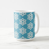 Snowflakes p1 kaffeetasse (VorderseiteRechts)