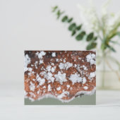 Snowflakes postkarte (Stehend Vorderseite)