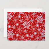 Snowflakes Postkarte (Vorne/Hinten)