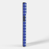 Snowflakes Royal Blue Phone Case (Rückseite / Rechts)