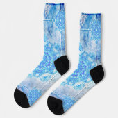 Snowflakes Socken (Linkes Detail)