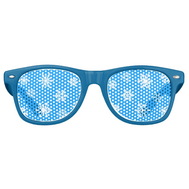 Snowflakes Sonnenbrille (Vorderseite)