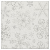 Snowflakes Stoff (Nahaufnahme)