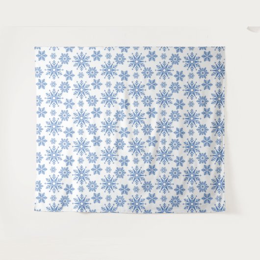 Snowflakes Tapestry Wandteppich (Vorderseite (Horizontal))