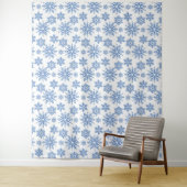 Snowflakes Tapestry Wandteppich (Beispiel)