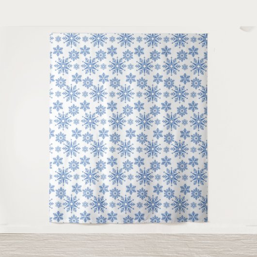Snowflakes Tapestry Wandteppich (Vorderseite)