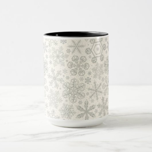 Snowflakes Tasse (Zentrum)