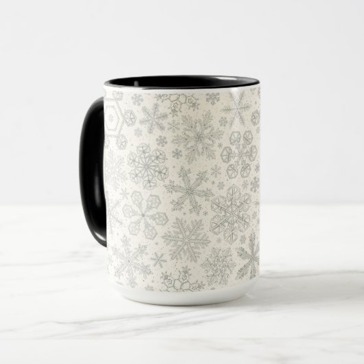 Snowflakes Tasse (Vorderseite Links)
