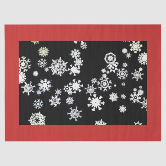 SNOWFLAKES Tissue Seidenpapier (Vorderseite)