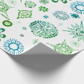 SNOWFLAKES Weihnachtsgeschenk | m3galleryStudio Geschenkpapier (Ecke)