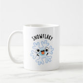 Snowflaky Funny Snow Flake Puff Kaffeetasse (Links)