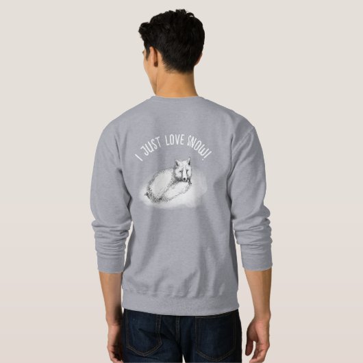 Snowfox Sweatshirt (Schwarz voll)