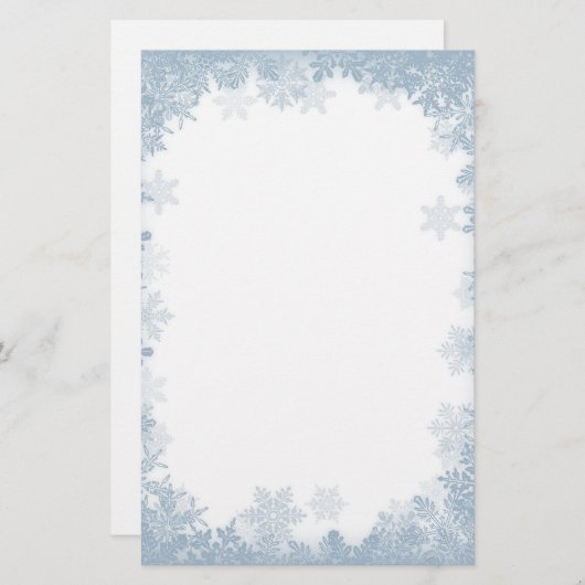 SnowFrame Briefpapier (Vorne/Hinten)