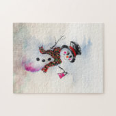 Snowgal mit dem Puzzle-Puzzle Puzzle (Horizontal)