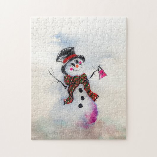Snowgal mit dem Puzzle-Puzzle Puzzle (Vertikal)