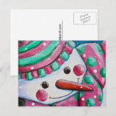 Snowgirl Postkarte (Vorne/Hinten)