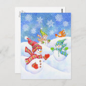 SnowGirls Postkarte (Vorne/Hinten)