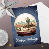 Snowglobe Feiertagskarte