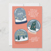 Snowglobe Holiday Party Einladung (Vorderseite)