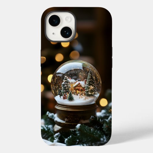 Snowglobe iPhone Case - Ideal für Weihnachten! (Rückseite)