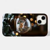Snowglobe iPhone Case - Ideal für Weihnachten! (Rückseite (Horizontal))