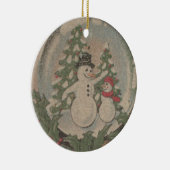 Snowglobe Keramik Ornament (Rechts)