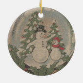 Snowglobe Keramik Ornament (Hinten)