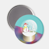 Snowglobe Magnete Magnet (Vorderseite/Rückseite)