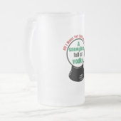 snowglobe mattglas bierglas (Vorderseite Links)