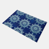 Snowglobe Whimsey Katholischer Urlaub Fußmatte (Schrägansicht)