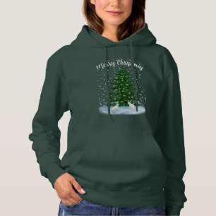 Snowhares und ein Fichtenbaum T - Shirt Hoodie