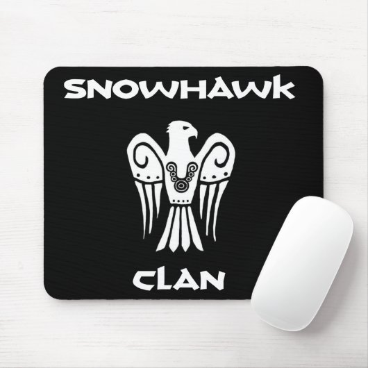 Snowhawk Clan mousepad! Mousepad (Mit Mouse)