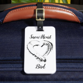 Snowheart Luggage Tag Snowheart Bird Gepäckanhänger