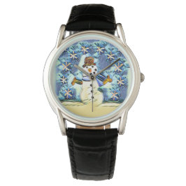 Snowie Snowman Armbanduhr
