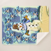 Snowie Snowman Sherpadecke (Vorderseite (Horizontal))