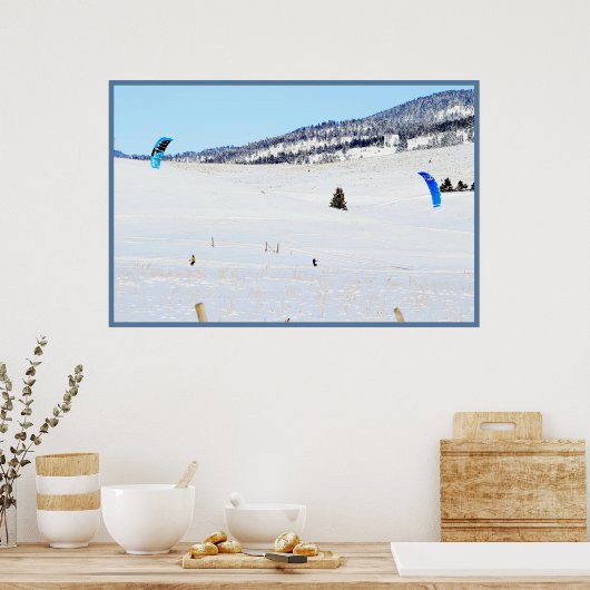 Snowkiting Poster (Küche)
