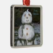 Snowlady Seashell Christmas Ornament Aus Metall (Rechts)