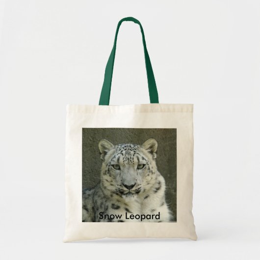 SnowLeopardM002, Schnee-Leopard Tragetasche (Vorne)