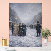  Snowlight in Paris Acrylschild (Hochzeit)