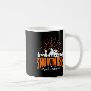 Snowm Aspen Colorado Skifahren Snowboard Kaffeetasse