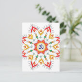 "Sn'owm' Flocken!!!!" Postkarte (Stehend Vorderseite)