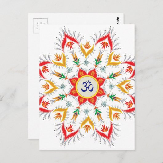 "Sn'owm' Flocken!!!!" Postkarte (Vorne/Hinten)